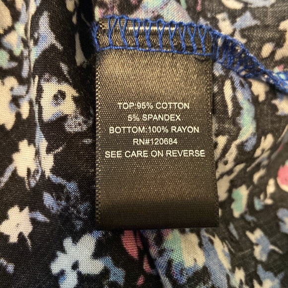 Torrid blue and floral sleeveless dress - Picture 6 of 6